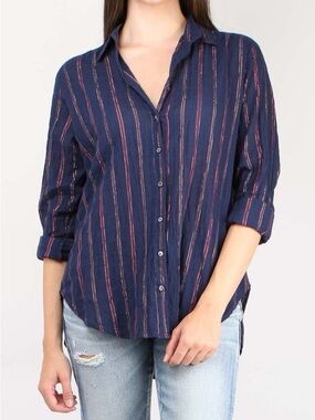 Xirena Beau Beckett Striped Button Down